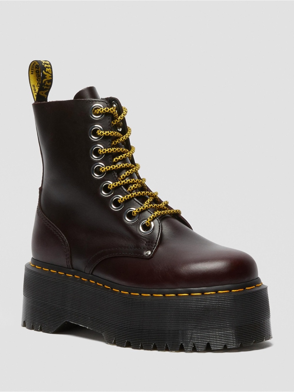 Dr. Martens Jadon Max Platform Oxblood Boots